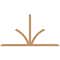Ekena Millwork Richland Timber Gable Bracket, Western Red Cedar, 96"W x 52"H x 1 1/2"D x 3 1/2"F, 13/12 Pitch GBW096X52X0204RIC00SWR - alternate 1